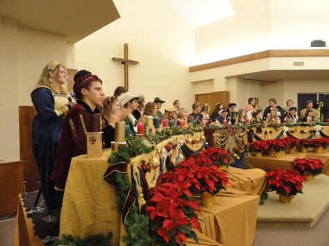 Ames High School Opens Ye Olde Madrigal Dinner Thursday-2 Madrigal Dinner, Christmas Dinner Decorations, Dinner Theater, School Dinner, Royal Priesthood, Dinner Theatre, School Opening, Dinner Decoration, Thursday Friday