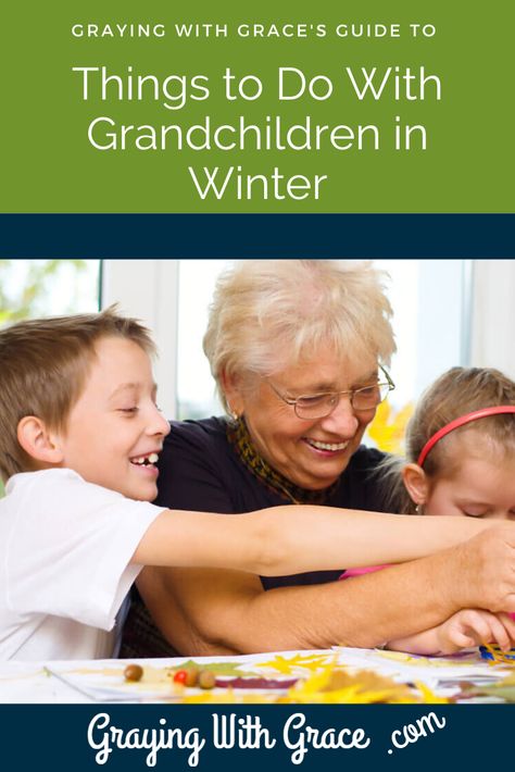 This list of things to do with your grandchildren in the winter will help keep boredom away and build memories that will last for years. Choose from these educational and fun activities to keep your grandkids busy for hours. #seniors #fun Fun Ideas To Do With Grandkids, Games To Play With Grandkids, Fun Things To Do With Grandkids Ideas, Fun With Grandkids Ideas, Activities To Do With Grandkids, Activities With Grandkids, Things To Do With Grandma, Fun Things To Do With Grandkids, Lazy Day Activities