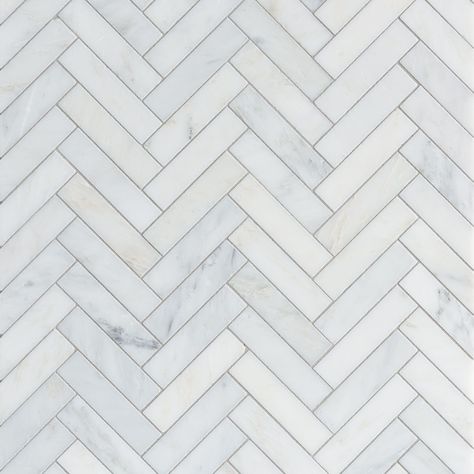 Herringbone White Marble Mosaic, Modular Tile, Creative Tile, Walker Zanger, Herringbone Tile, Stone Surface, Stone Tile, Commercial Flooring, Interior Floor