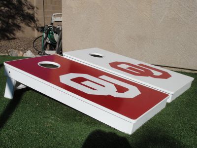 washer boards Ou Cornhole Boards, Washer Boards, Diy Cornhole, Diy Cornhole Boards, Cornhole Boards Designs, Bank Barn, Corn Hole Diy, Cornhole Designs, Ou Sooners