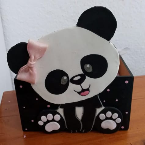 Panda Valentines Boxes, Cardboard Diy, Valentines Ideas, Valentine Box, Simple Trendy Outfits, Travel Photography, Mario Characters, Valentines, Holidays