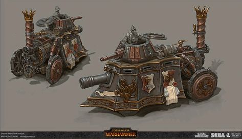 Tilea | Warhammer Wiki | Fandom Steam Robot, Fantasy Vehicles, Fantasy Tank, Warhammer Fantasy Roleplay, Forever Green, Ancient City, Tank Design, Robots Concept, Warhammer Fantasy