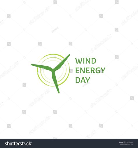 Wind energy day. Green abstract logo. Turbine logotype. #Ad , #affiliate, #day#Green#Wind#energy Wind Energy Logo, Renewable Energy Logo, Windmill Logo, Wind Logo, Energy Logo Design, Energy Logo, Portfolio Template Design, Band Logo, Wind Energy