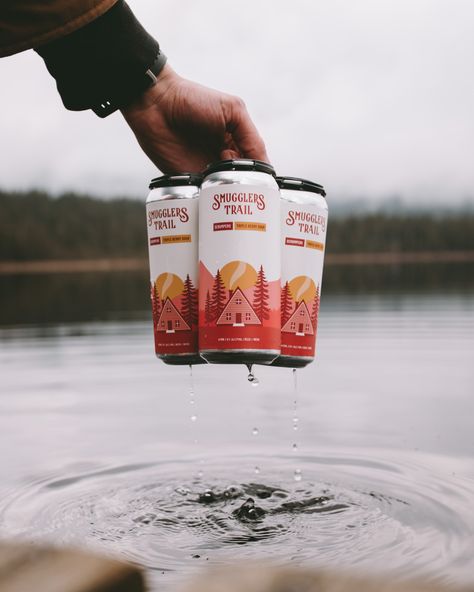 Brewery Marketing Ideas, Lake Product Photography, Winter Beer Photography, Beer Marketing Ideas, Beer Photoshoot Ideas, Beer Lifestyle Photography, Beer Astethic, Beer Photography Photo Ideas, Brewery Marketing