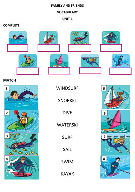 At the beach activities - Interactive worksheet At The Beach Worksheet, Beach Worksheet, Jabari Jumps, Beach Activities For Kids, Numeracy Activities, Verbs List, English Learning Books, Learning Books, English Summer