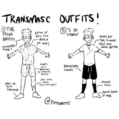 Trans Men Society ⚧ | Milo(16) on Instagram: “This is super helpful!! Ty to the artist @pittssmitts you never would have found something like this 4 years ago it’s awesome that people…” Trans Masc Outfits, Ftm Outfits, Trans Masc, Trans Boys, Masc Outfits, The Best Man, Mens Summer Outfits, Gay Memes, Trans Pride