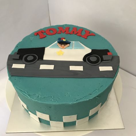 Korean Cake Birthday, Cake Police, Car Theme Cake, Cake Car, Cars Theme Cake, Korean Cake, Car Theme, Bento Cake, Car Cake