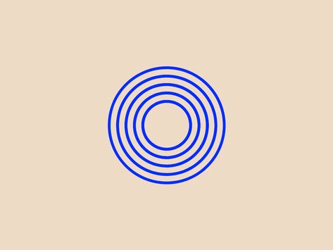 Letter O Logo / Blue Logo / Negative Space Logo / Performing Arts Logo / Royal Philharmonic Orche... Performing Arts Logo, Orchestra Logo, Focus Logo, Solar Logo, Negative Space Logo, Space Logo, Interior Designer Logo, Concentric Circles, Circle Logos