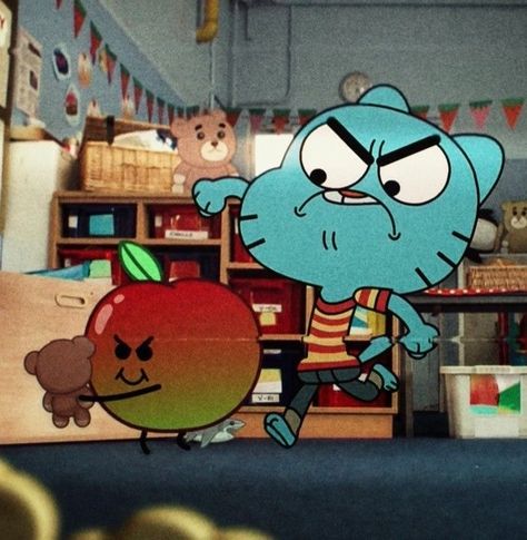 Gumball Image, Bad Kid, Amazing Gumball, Zestaw Ikon, Watch Your Back, Good Cartoons, World Of Gumball, Cartoon Memes, The Amazing World Of Gumball