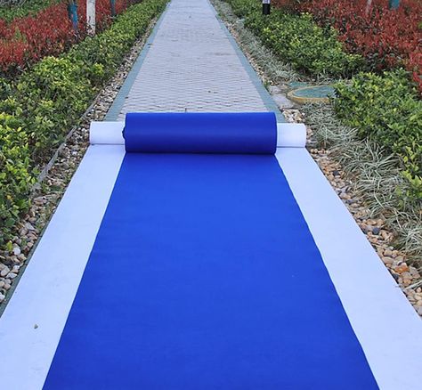 Amazon.com: Aisle Runners Wedding Accessories Royal Blue Aisle Runner Carpet Rugs for Step and Repeat Display, Ceremony Parties and Events Indoor or Outdoor Decoration 40 Inch Wide x 30 feet Long : Home & Kitchen Luxury Corridor, Wedding Carpet, Long Carpet, Aisle Runner Wedding, Outdoor Luxury, Runner Carpet, Blue Carpet, Aisle Runner, Decoration Wedding