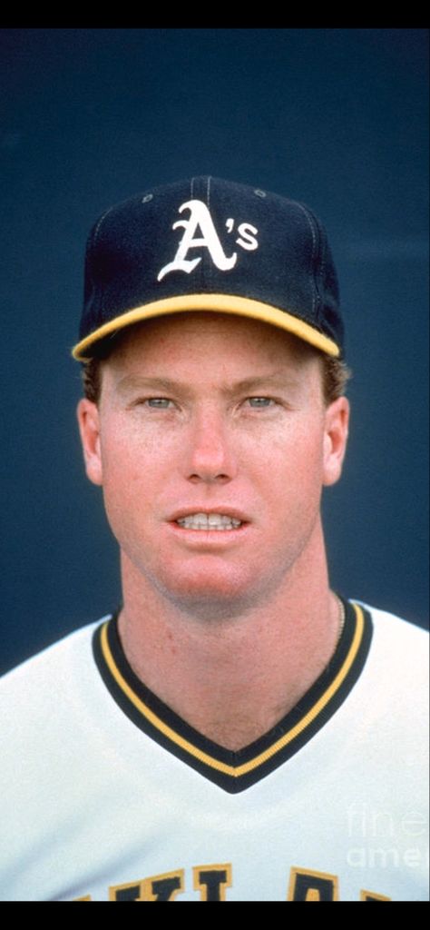 MARK McGWIRE 1986 Bash Brothers, Mark Mcgwire, Oakland A’s, Oakland Athletics, All About Time, Mlb, Sports