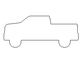 Pickup Truck Pattern Pickup Truck Cake, Paper Truck Template, Truck Template, Diy Felt Board, Car Template, Coloring Crafts, Baby Disney Characters, Hot Wheels Display, Cake Templates