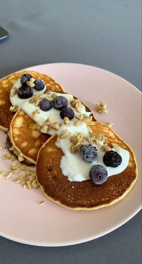 Recipe Pancakes, Pasti Fit, Breakfast Aesthetic, Healthy Food Motivation, Healthy Lifestyle Food, Food Goals, Food Obsession, Pretty Food, Food Cravings