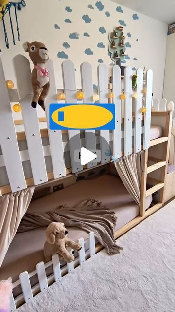 Ikea Kura, Ikea Hack Ideas, Cool Beds, Ikea Hack, Kid Beds, Photo And Video, Instagram Photo