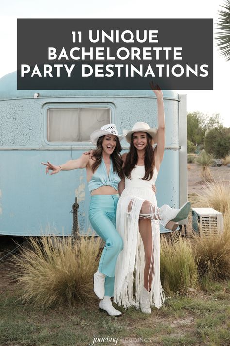 Whether you’re dreaming of an adventurous getaway or a relaxing spa escape, we’ve got you covered with a slew of bachelorette party destinations you probably haven’t considered yet. | Image by Lauren Apel Bachelorette Party Places To Go, Bachelorette Travel Ideas, Cheap Bachelorette Party Destinations, Bachelorette Getaway Ideas, Bachelorette Places To Go, East Coast Bachelorette Destinations, Relaxed Bachelorette Party, Unique Bachelorette Destinations, Top Bachelorette Destinations