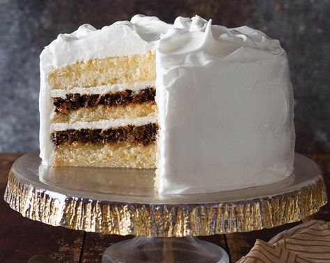 A Lord Baltimore cake, a variation on the Southern classic Lady Baltimore cake, is made with egg yolks instead of egg whites. However, we use the leftover egg whites to make a dreamy Italian Meringue frosting. Save Recipe Print Lord Baltimore Cake Makes 1 (9-inch) cake Ingredients 1 cup (227 grams) unsalted butter, softened … Lady Baltimore Cake, Meringue Frosting, Fig Cake, Buckwheat Cake, White Frosting, Cake Printing, Egg Yolks, Cake Tasting, Delicious Fruit