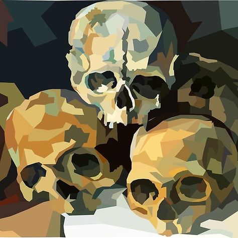 Pyramid of Skulls - Cezanne Paul Cezanne Skull, Paul Cezanne Artist Research Page, Artist Research Page, Artist Research, Cezanne Art, Graffiti Style Art, Paul Cezanne, Gcse Art, Graffiti Styles