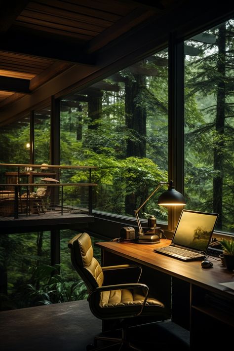 Touring 70+ Strikingly Beautiful Forest Homes That Bring the Outdoors In - Days Inspired Cabin Patio, Forest Homes, Forest Bedroom, Cabin Modern, Cabin Living Room, Earthy Home, Forest Cabin, House In Nature, Backyard Retreat