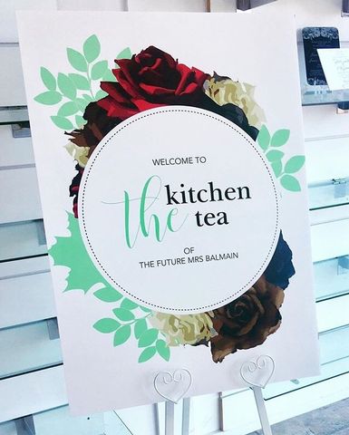 Kitchen Tea Welcome Board Welcome Board, Welcome Boards, Kitchen Tea, Seating Charts, Tea, Book Cover