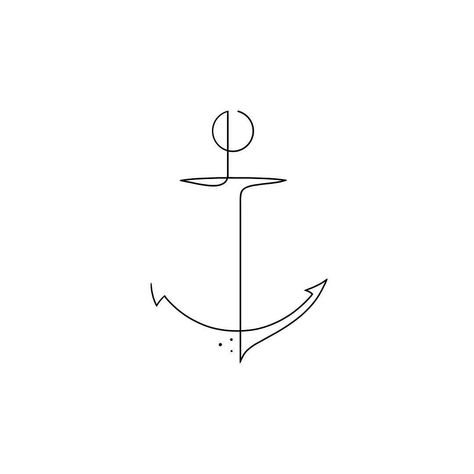 Ikigai Tattoo, Anker Tattoo Design, Mo Ganji, Anchor Tattoo Design, Anker Tattoo, Anchor Tattoos, Inspiration Tattoos, Anchor Tattoo, Initial Tattoo