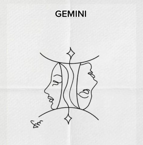 Gemini Drawings, Gemini Drawing, Tattoo Gemini, Between Breast Tattoo, Gemini Zodiac Tattoos, Gemini Tattoo Designs, Twin Tattoos, Dragon Tattoo Ideas, Gemini Symbol