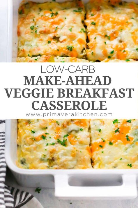 healthy casseroles Healthy Make Ahead Egg Breakfast, Vegetarian Breakfast Casserole Easy, Healthy Breakfast Recipes Make Ahead, Healthy Breakfast Casseroles Make Ahead, Veggies With Breakfast, Healthy Breakfast Casserole Vegetarian, Gluten Free Vegetarian Breakfast Casserole, Healthy Egg Breakfast Casserole, Egg Breakfast Casserole Healthy