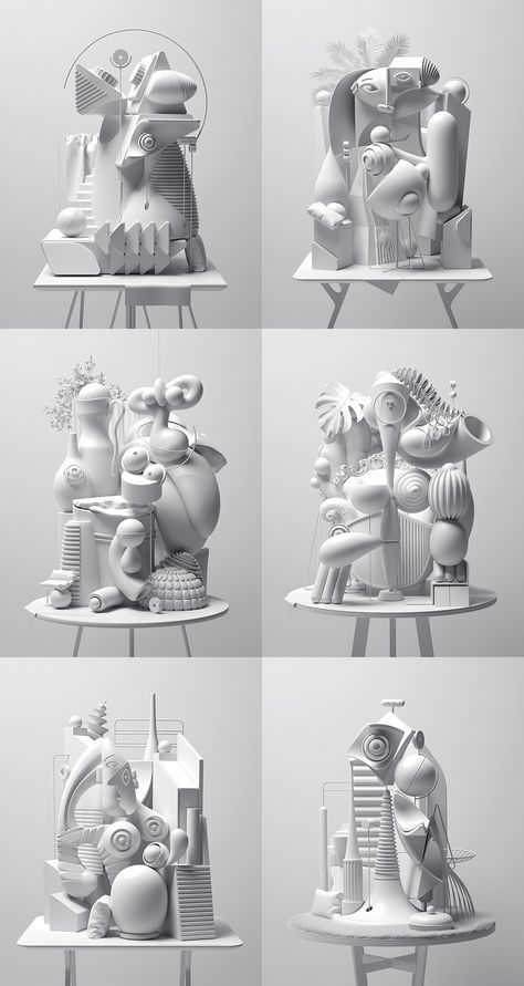 C4d Artwork, Sculpture Lessons, 3d Printer Designs, Paint White, I Am Trying, 3d Artwork, 3d Modelling, Amazing Art Painting, Animation Design