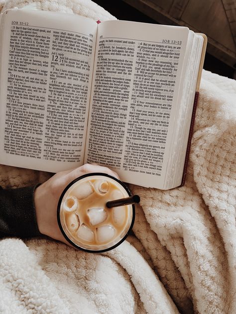 Morning Devotion Aesthetic, Morning Devotion, Christian World, Cute Bibles, Blessed Is She, Jesus Is Coming, Bible Time, Bible Notes, Coffee And Books