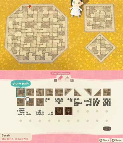 Acnh Cobblestone, Acnh Cobblestone Paths, Codes Animal Crossing, Acnh Paths, Path Ideas, Path Design, Acnh Codes, Stone Path, Animal Crossing