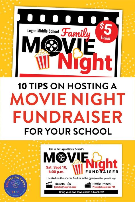 Family movie night fundraiser. Movie night fundraiser. Hosting a movie night. School movie fundraiser. Movie fundraisers. Parents Night Out Fundraiser Ideas, Outdoor Movie Night Fundraiser, Parent Night Out Fundraiser, Elementary School Movie Night, Movie Fundraiser Night, Pto Movie Night Fundraiser, Drive In Movie Fundraiser, School Outdoor Movie Night, School Family Movie Night