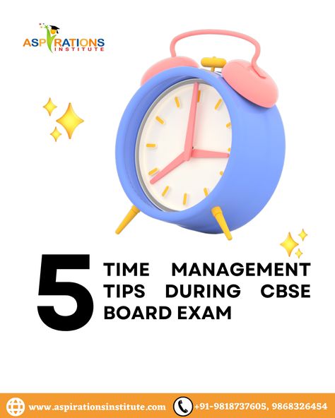 5 Time Management Tips during CBSE Board Exam Effective Time Management, Life Management, Class 12, Board Exam, Class 10, Exam Preparation, Time Management Tips, Management Tips, Life Time