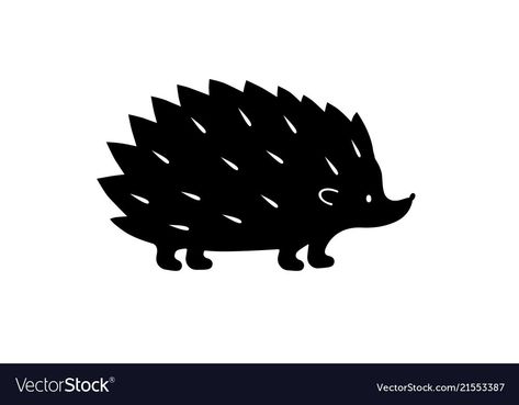 Hedgehog Hedgehog Stencil, Hedgehog Silhouette, Hedgehog Illustration, Shirt Decals, Cricut Decals, Stencil Ideas, Animal Patterns, Silhouette Projects, Stuffed Animal Patterns