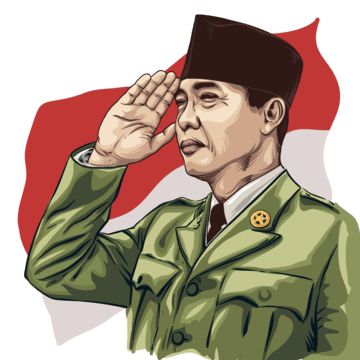 Pahlawan Nasional, Bung Karno, 10 November, Football Illustration, Propaganda Art, 17 Agustus, National Heroes, Graphic Design Background Templates, Picture Illustration