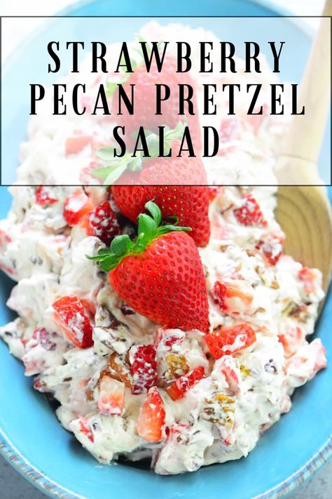 Diced Strawberries, Strawberry Pretzel Salad Recipe, Strawberry Pretzel Dessert, Pretzel Desserts, Yummy Fruit, Gunny Sack, Strawberry Pretzel Salad, Strawberry Pretzel, Pretzel Salad