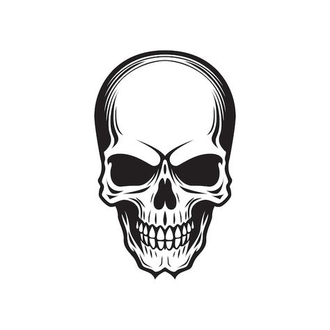 Face Skull Tattoo, Skull Background, Best Neck Tattoos, Spooky Background, Monochrome Illustration, Bone Tattoos, Skeleton Tattoos, Skeleton Head, Human Bones