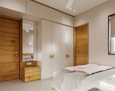 Children Bedroom Modern Bedroom With Wardrobe, Dressing Cupboard, Modern Bedroom Wardrobe Ideas, Modern Bedroom Wardrobe, Bedroom Wardrobe Ideas, Wardrobe Laminate Design, Dressing Unit, Wardrobe Dresser, Cool Room Designs