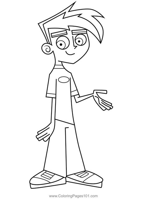 Danny Fenton Danny Phantom Coloring Page Fall Coloring Pictures, Danny Fenton, Jaguar Animal, Baseball Pictures, Chance The Rapper, Danny Phantom, Animal Coloring Pages, Coloring Pictures, Free Coloring Pages