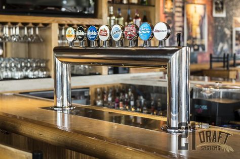 Glycol Chilled Draft Beer System, Restaurant Business Beer Bar Design, Bar Beer, Beer Shop, Restaurant Business, Sky Bar, Draft Beer, Food Court, Beer Bar, Bud Light