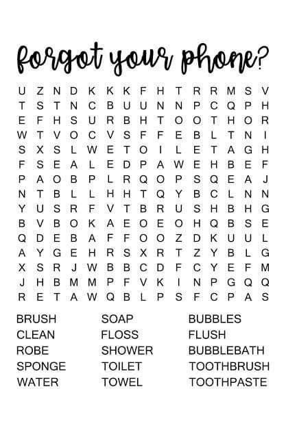 Bathroom Posters Printable Free, Bathroom Word Search Sign, Bathroom Word Search, Bathroom Quotes Decor, Quotes Bathroom, Cricut Expression Projects, Toilet Quotes, Printable Bathroom Signs, New Home Quotes