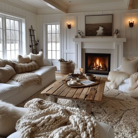 Cozy Design Interior, Living Room On A Budget Cozy, Irish Cottage Living Room, Comfortable Lounge Room, Living Room Inspiration Antique, Wooden Style Living Room, Cozy Living Room Coffee Tables, Boohoo Living Room Ideas, Living Room Aethstetic