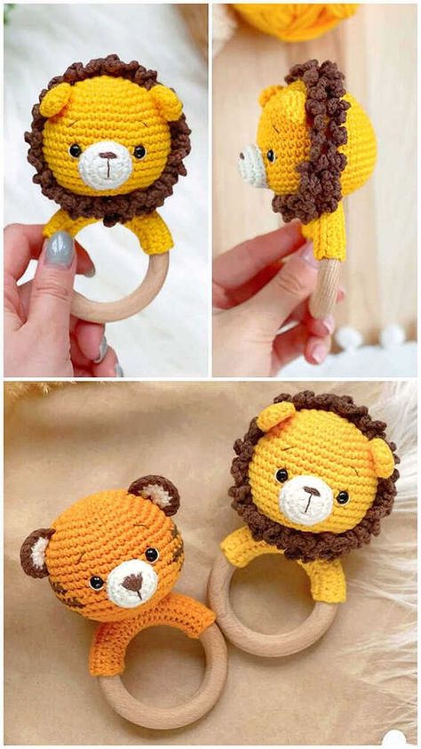 Amigurumi Lion Crochet Free Pattern Crochetting Ideas, Lion Crochet, Baby Amigurumi, Crochet Nursery Decor, Free Crochet Amigurumi Patterns, Crochet Toys Free Patterns, Free Crochet Amigurumi, Crochet Lion, Crochet Nursery