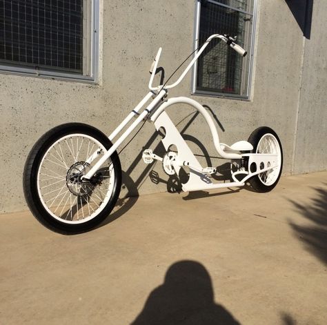 Custom chopper/cruiser Builders in Brisbane - Page 2 - Australian Cycling Forums - Bicycles Network Australia Chopper Bicycle, Raleigh Bicycle, Bicycle Sidecar, Custom Motorcycles Bobber, Bicycle Diy, Trike Bicycle, Custom Trikes, Urban Bicycle, Lowrider Bike