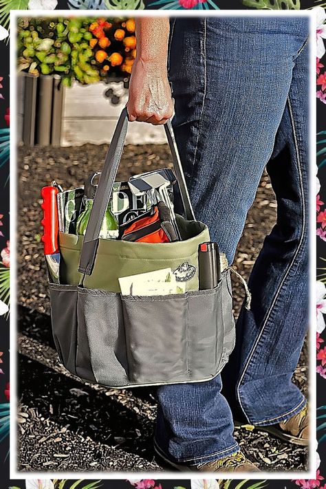 What Is a Hozelock Knapsack Sprayer? Canvas Tool Bag, Garden Tool Bag, Sarah Raven, Garden Bags, Round Canvas, Gardening Apron, Gardening Outfit, Plant Markers, Traditional Garden