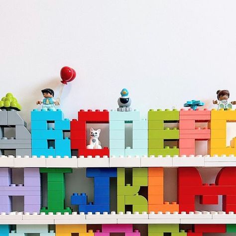 Polina V. on Instagram: "Duplo Creations 23 / Duplo Alphabet  🔤 ABCDEFG…  🧱 … next time won’t you build with me?  #lego #legoduplo #duplo #duplobricks #legobricks #duplocreations #duploideas #playroom #legoplayroom #toys #toyphotography #legophotography #learningthroughplay #creativeplay #funwithkids #alphabet #knowyourabc #afol #sundayfunday" Duplo Organization, Duplo Creations, Duplo Animals, Lego Playroom, Lego Tray, Duplo Ideas, Deco Lego, Lego Activities, Lego Photography