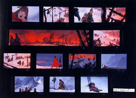 Mulan color scripts. Let It Grow, Storyboard Illustration, Color Script, Japanese Drawings, Comic Manga, Background Drawing, Storyboard Artist, Color Studies, Visual Development