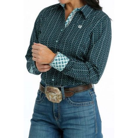 Brand New With Tags Women's Size Xl (Approx Measurements: Chest 22.5" Length 29") Brand: Cinch Color: Blue/Navy Long Sleeve Diamond Print Button Down Western Cowgirl Shirt Carhartt Work Pants, Work Pants Women, Work Jeans, Cowgirl Shirts, Womens Kimono, Diamond Print, Button Up Dress, Western Cowgirl, Western Shirt