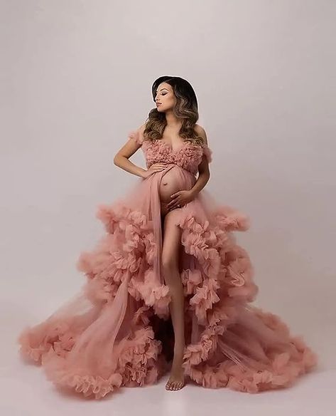 Prom Dress Photography, Maternity Prom Dresses, Vestidos Para Baby Shower, Maternity Gown Photography, Maternity Evening, Maternity Evening Dress, Prom Dresses Elegant, Baby Shower Dresses, Ball Gowns Evening