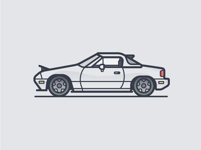 Miata Miata Drawing, Cars Animated, Range Rover Suv, Miata Car, Hawaii Tattoo, Car Animation, Adobe Illustration, Pen Ideas, Bike Drawing