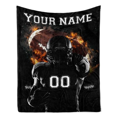 PRICES MAY VARY. SATISFACTION GUARANTEE: If You Are Not Satisfied With Your Order, Don't Hesitate To Contact Us, We Offer A MONEY BACK Or REPLACEMENT. CUSTOM NAME: TEEMAN Personalized Football Blanket With Name, You Can Custom Text Or Name Or Number What You Want To Write, It Will Become A Unique Football Blanket Just For You. SIZE: Available 30x40inch / 50x60 inch / 60x80inch. Perfect Size Suitable For All Ages And Convenient To Carry, Just Roll It Up, You Can Take This Lightweight Throw To Any Senior Year Football Gifts, Football Homecoming Gifts For Boys, Senior Football Gift Ideas, End Of Season Football Player Gifts, Senior Night Baskets Football, Gift Ideas For Football Players, Senior Night Gift Ideas Football, Football Senior Night Gifts, Football Gifts For Players