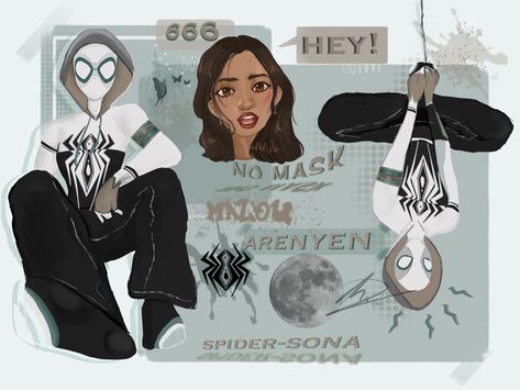 Spider Man Suits Design Oc, Spiderman Oc Female, Spider Girl Oc, Spider Woman Oc, Spiderwoman Oc, Spidersona Design, Spider Verse Oc, Spider Sonas, Spidersona Oc